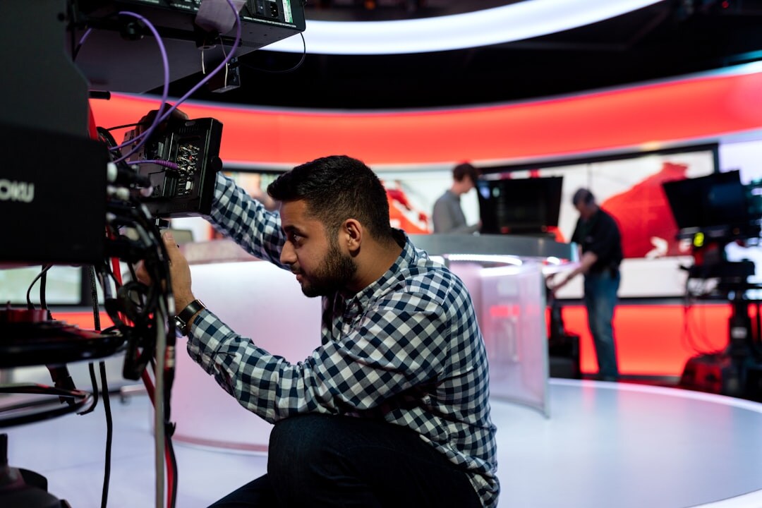 tv studio interview